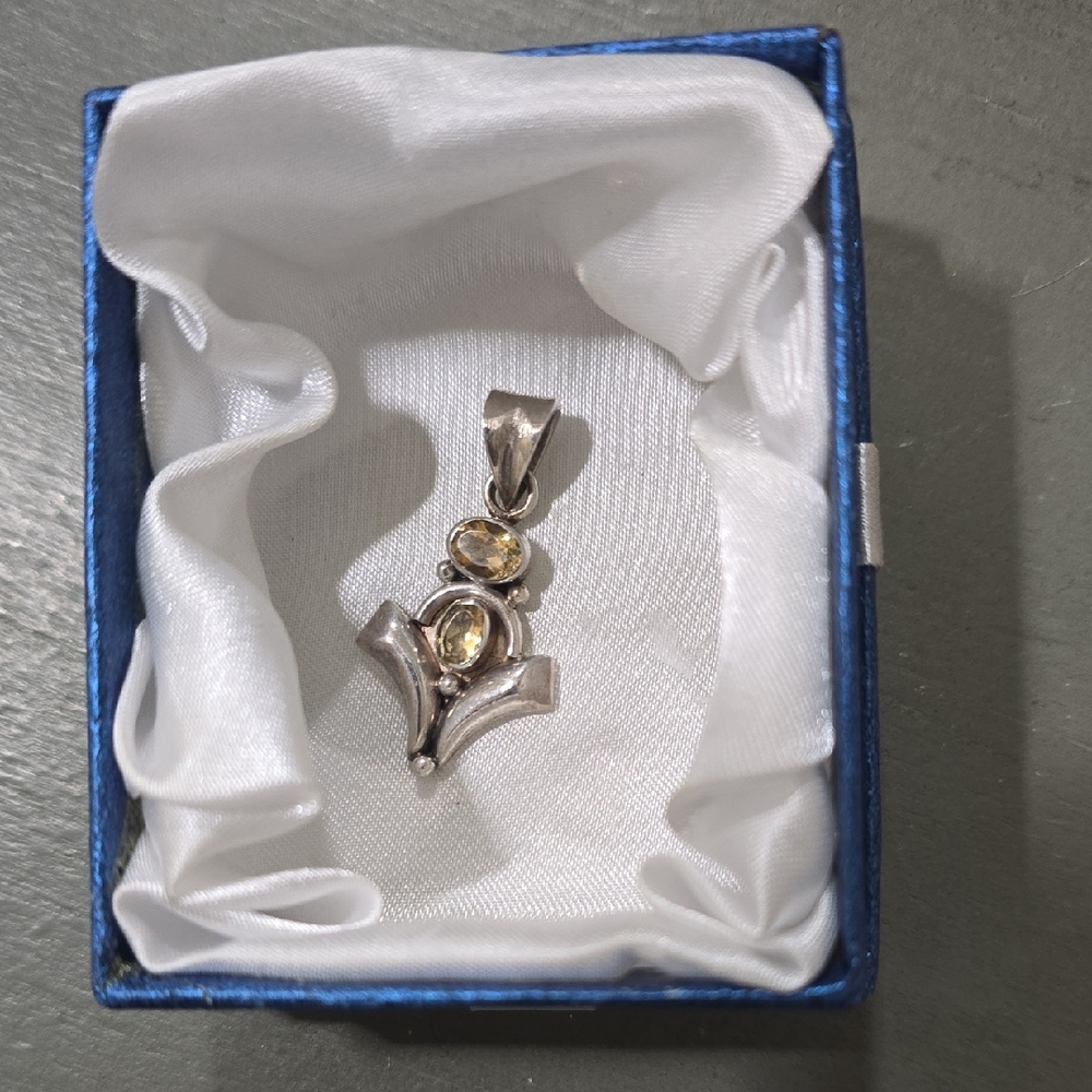 Elegant Silver and Gold Pendant